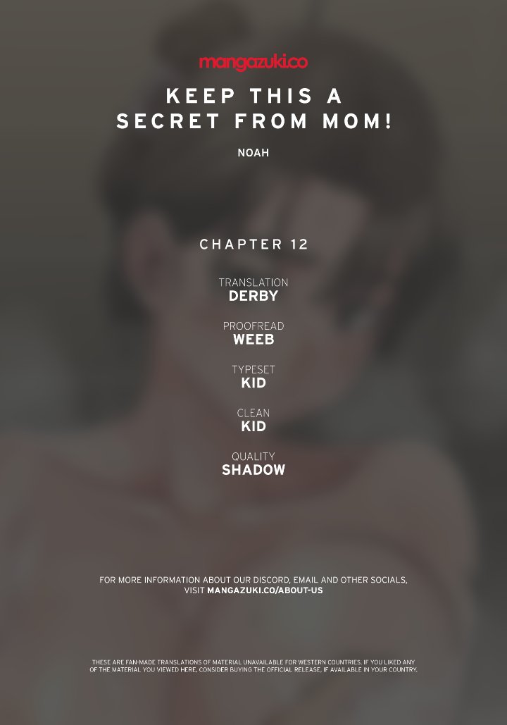 Keep it a secret from your mother! Chapter 12 - Page 1