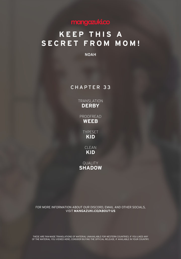 Keep it a secret from your mother! Chapter 33 - Page 1