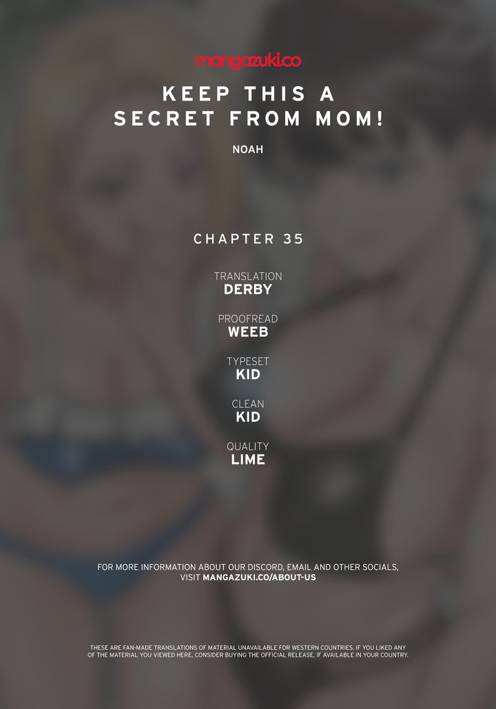 Keep it a secret from your mother! Chapter 35 - Page 1