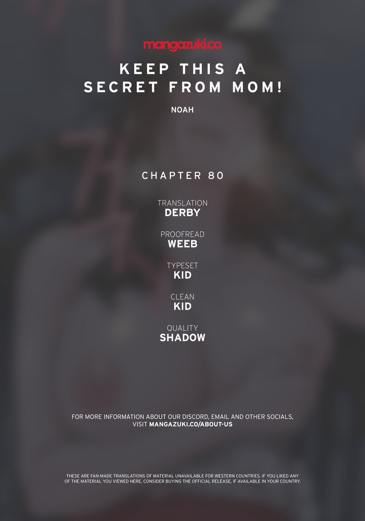 Keep it a secret from your mother! Chapter 80 - Page 1