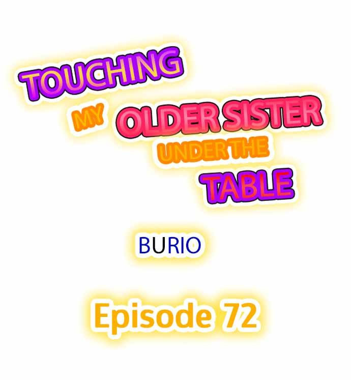 Touching My Older Sister Under the Table Chapter 72 - Page 1