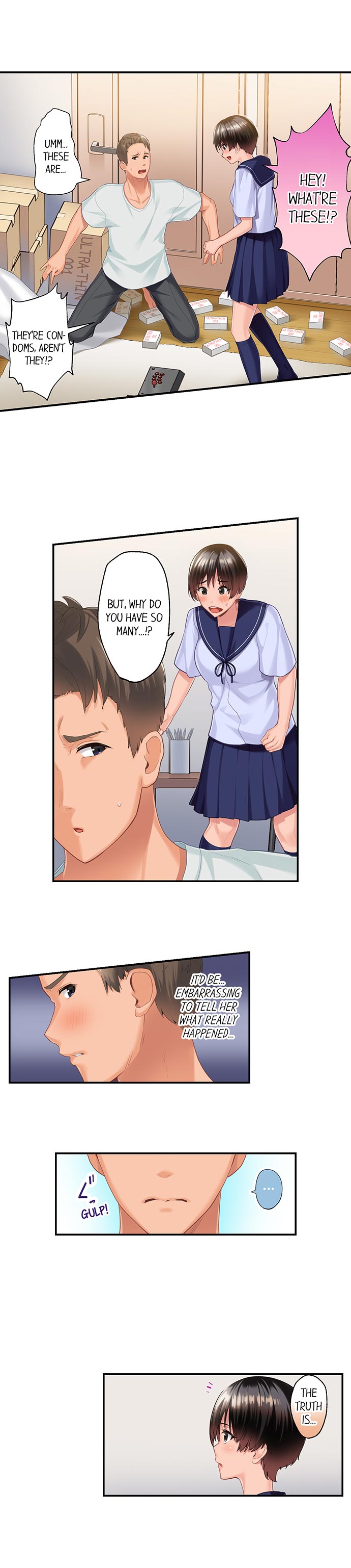 Using 100 Boxes of Condoms With My Friend! Chapter 1 - Page 7