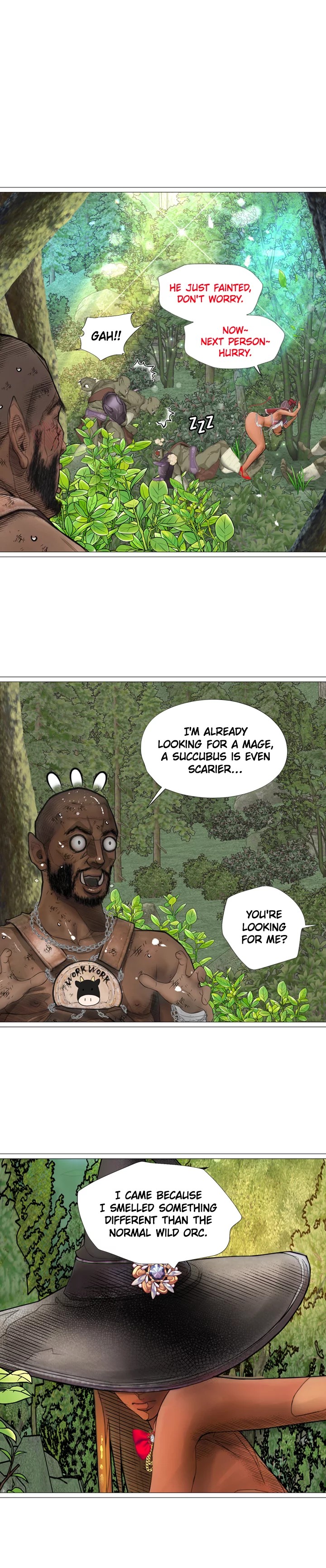 The DARK ELF QUEEN and the SLAVE ORC Chapter 18 - Page 1