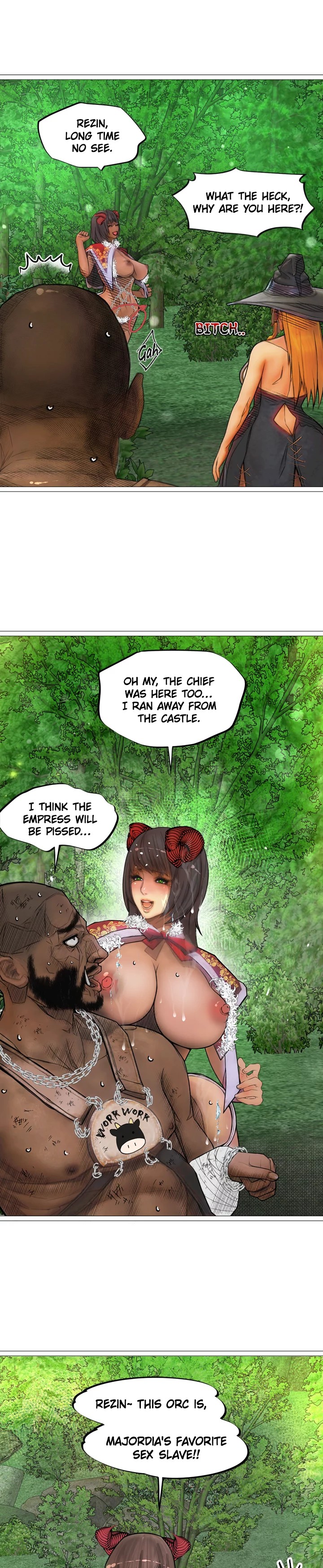 The DARK ELF QUEEN and the SLAVE ORC Chapter 18 - Page 9