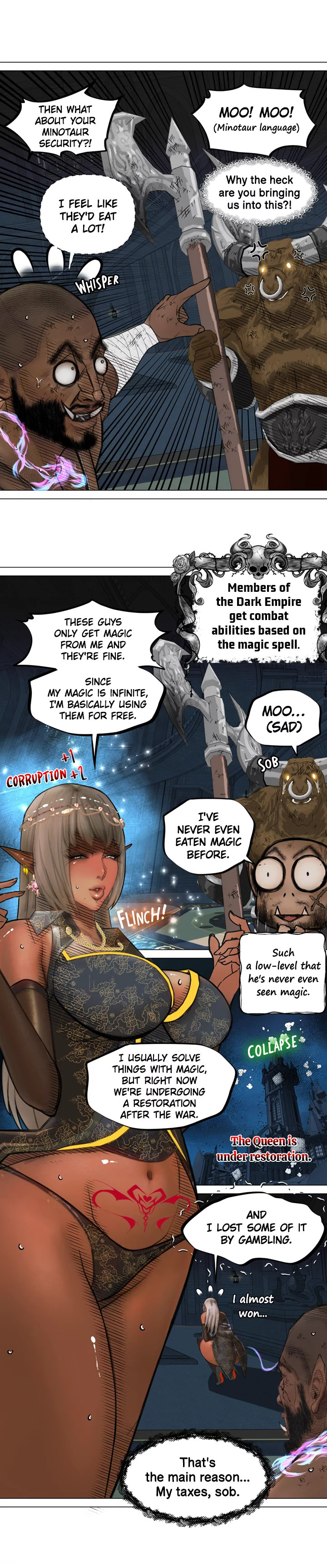 The DARK ELF QUEEN and the SLAVE ORC Chapter 3 - Page 4