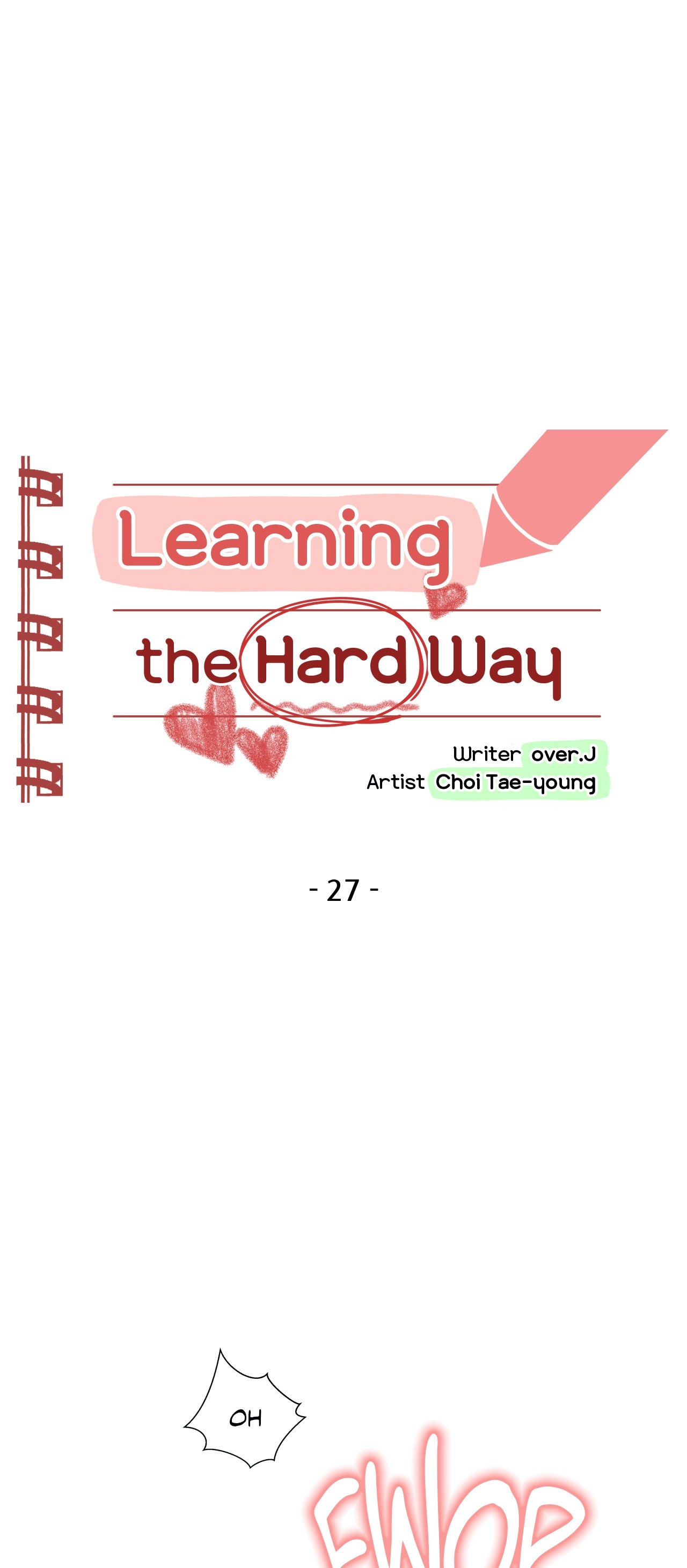 Learning The Hard Way Chapter 27 - Page 1