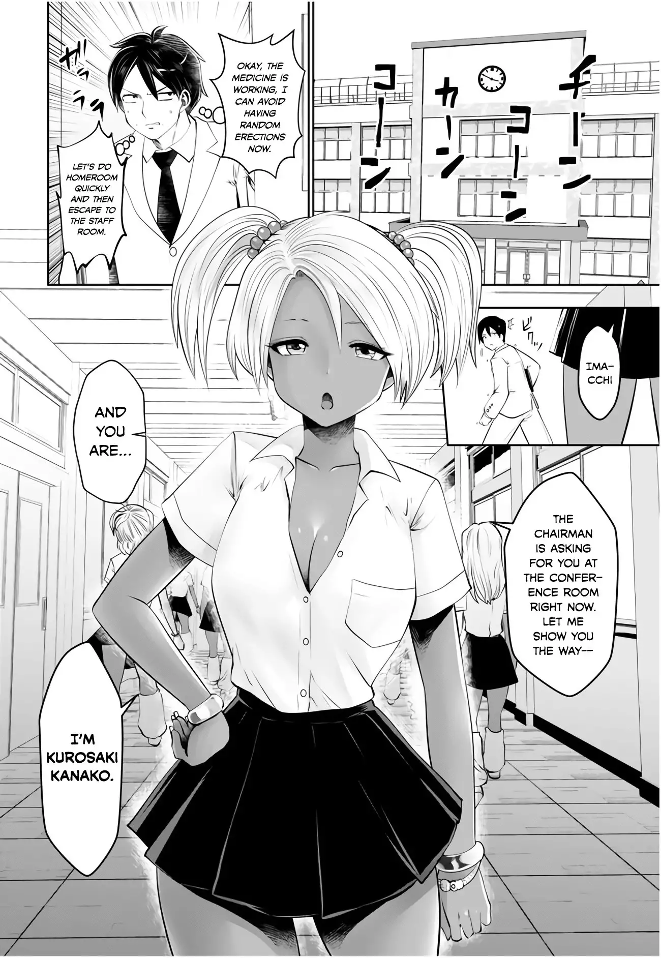 Black Gakkou ni Tsutometeshimatta Sensei Chapter 5 - Page 4