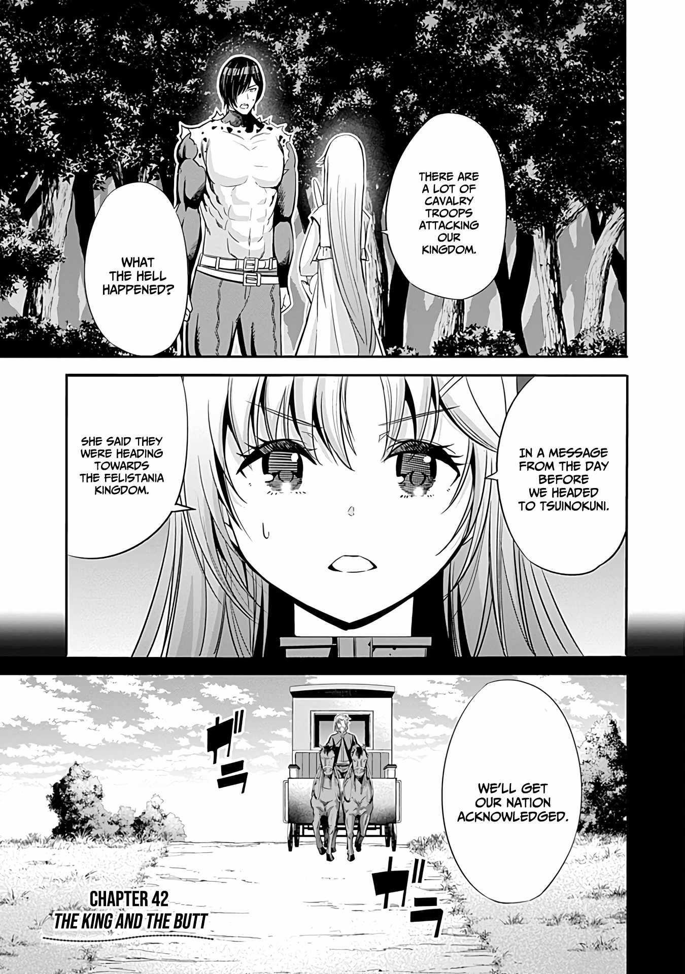 Uragirareta S Rank Boukensha no Ore wa, Aisuru Dorei no Kanojora to Tomoni Dorei dake no Harem Guild o Tsukuru Chapter 42 - Page 1