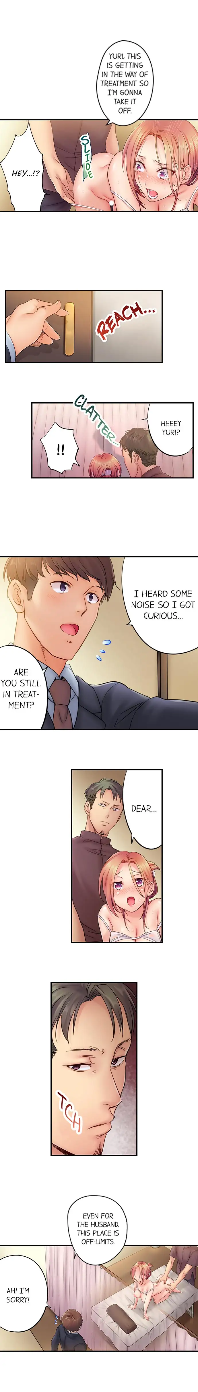 I Can’t Resist His Massage! Cheating in Front of My Husband’s Eyes Chapter 2 - Page 8