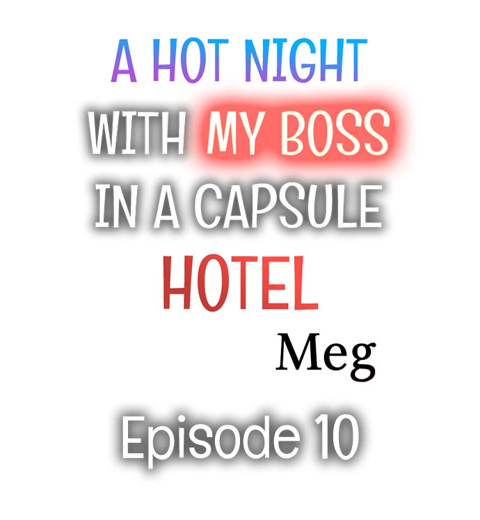 A Hot Night With My Boss in a Capsule Hotel Chapter 10 - Page 1