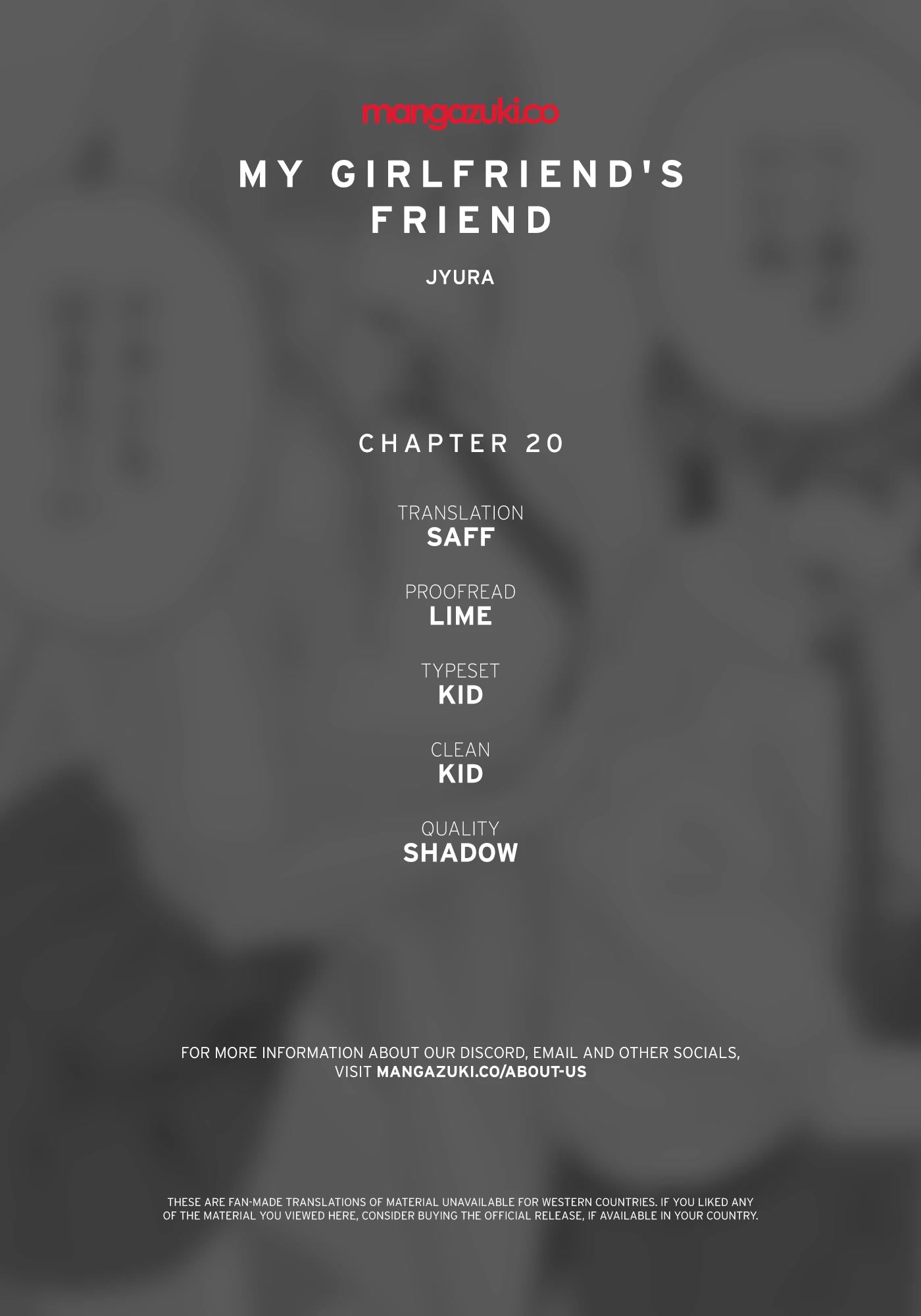 My Girlfriend's Friend Chapter 20 - Page 1