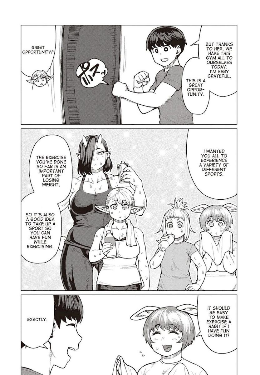 Elf-San Wa Yaserarenai. Chapter 17 - Page 5