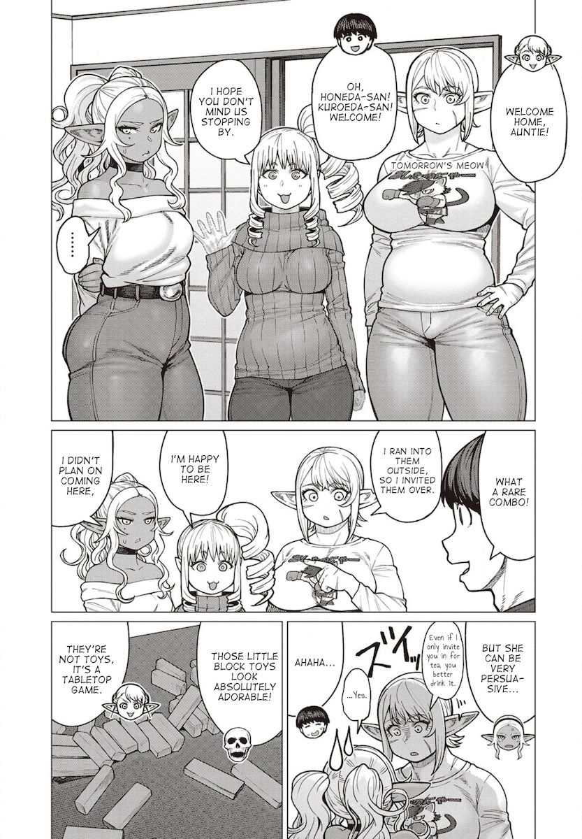 Elf-San Wa Yaserarenai. Chapter 36 - Page 6