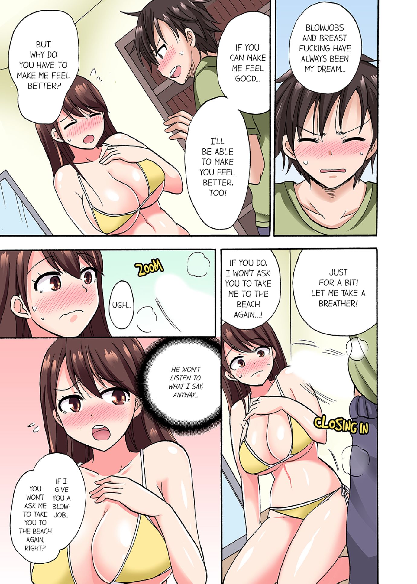 You Said Just the Tip… I Asked My Brother’s Girlfriend to Have Sex With Me Without a Condom!! Chapter 8 - Page 1