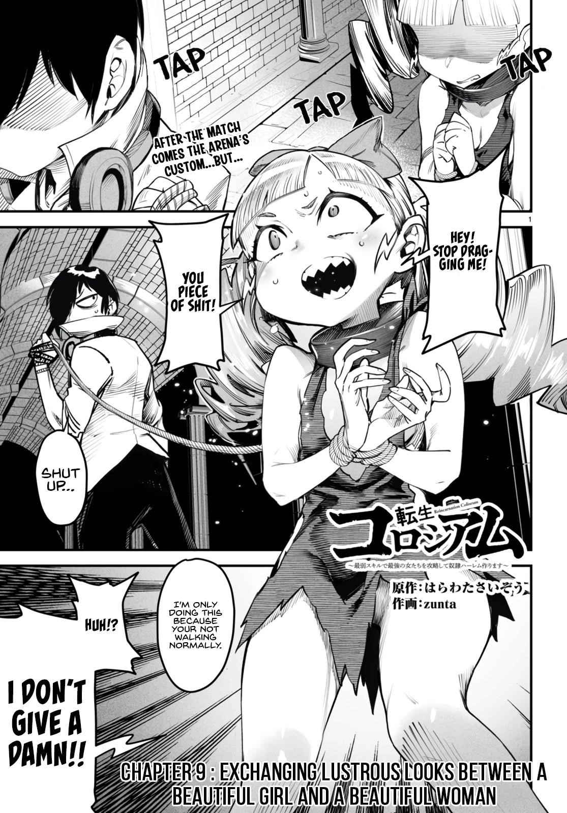 Reincarnation Colosseum – Using The Weakest Skills In Order To Defeat The Strongest Women And Create A Slave Harem Chapter 9 - Page 1